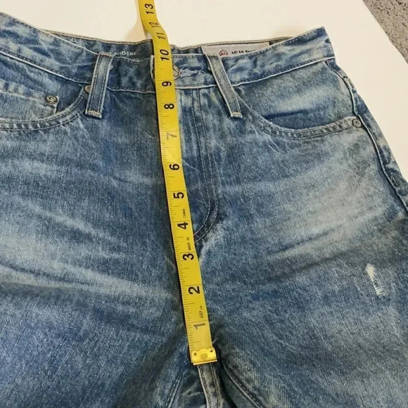 AG Adriano Goldschmied The Phoebe high rise straight leg jeans women’s size 23 - Picture 9 of 16